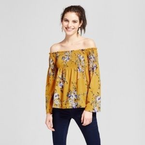 Floral Off The Shoulder Top
